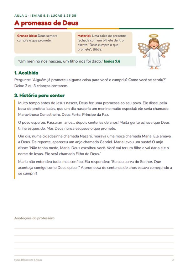 Página de aula